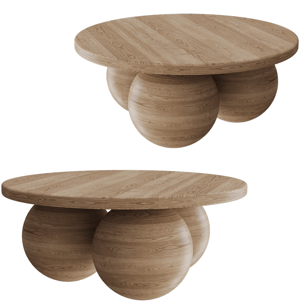 KOS Studio – Coffee table Balls 3 3D Model KOS Studio – Coffee table Balls 3 3D Model