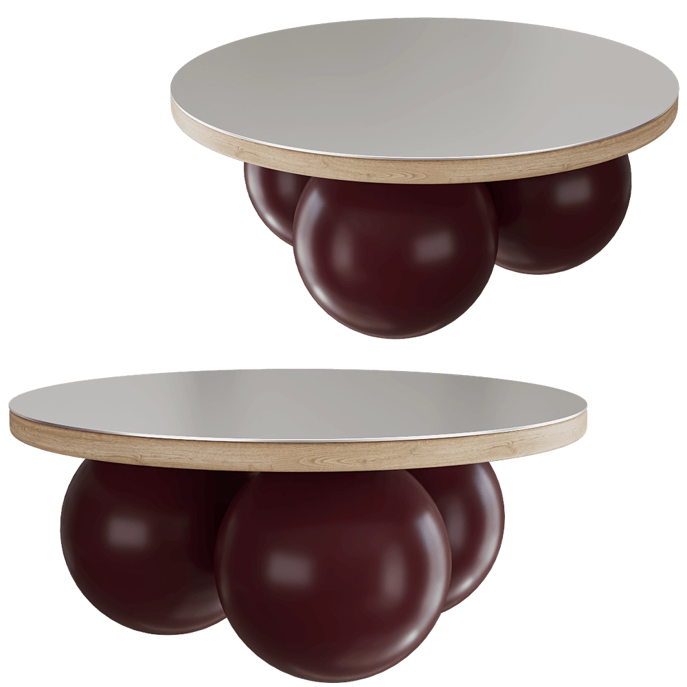 KOS Studio – Coffee table Balls 3 Metal 3D Model KOS Studio – Coffee table Balls 3 Metal 3D Model