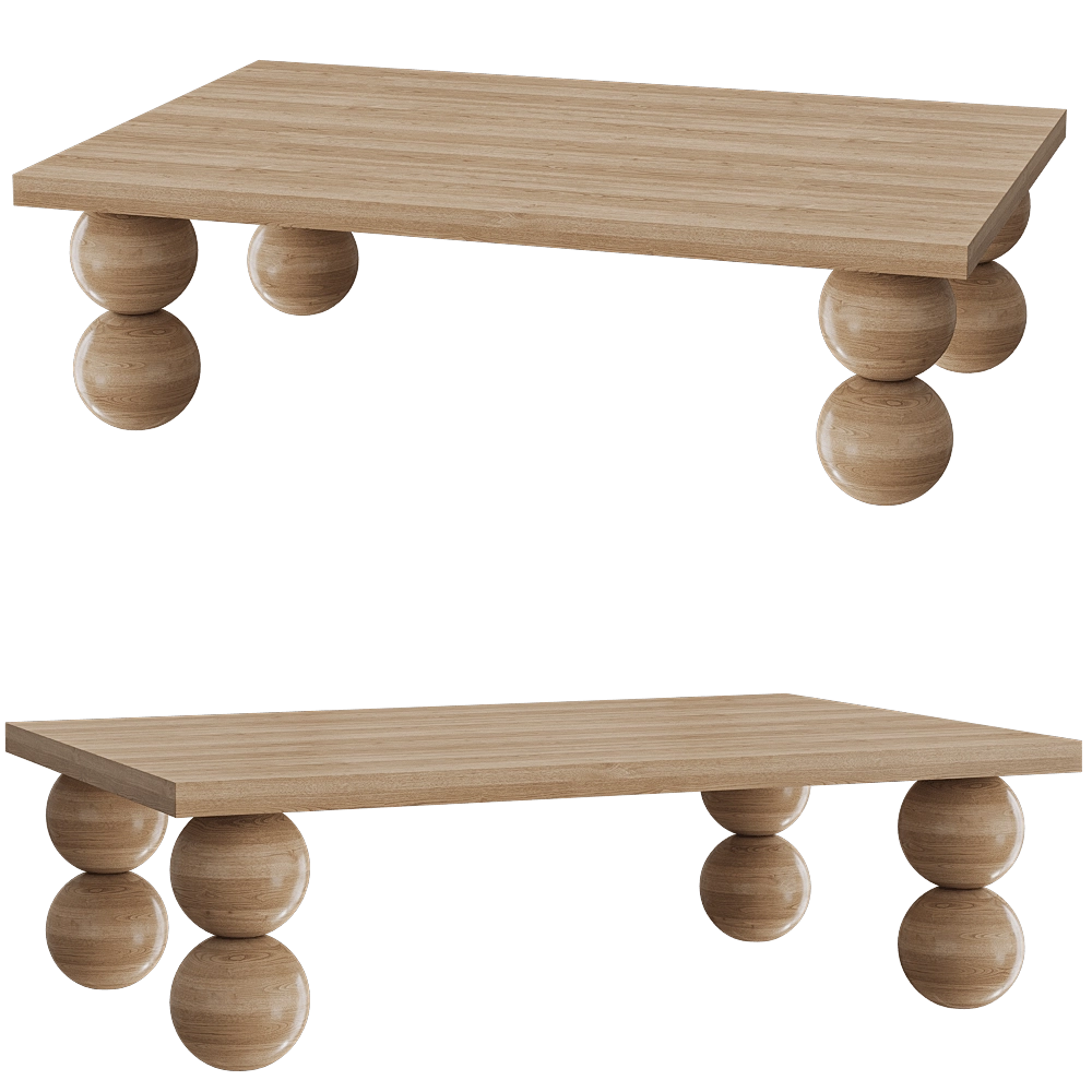 KOS Studio – Coffee table Balls 8 3D Model KOS Studio – Coffee table Balls 8 3D Model