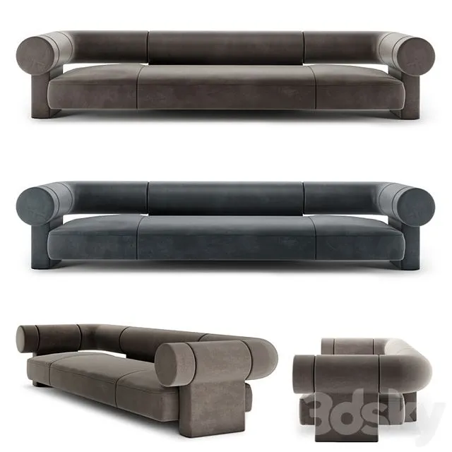 Kosa Sofa Ian Felton 3D Model Kosa Sofa Ian Felton 3D Model