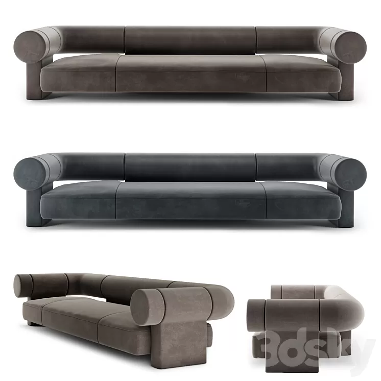 Kosa Sofa Ian Felton 3D Model Free Download