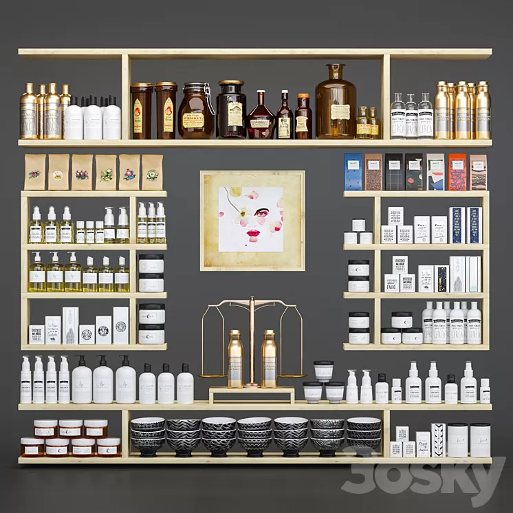 KosmetickSet-80 3D Model