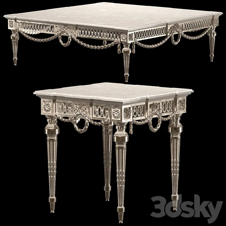 kosovart daphne coffee tables 3D Model Free Download