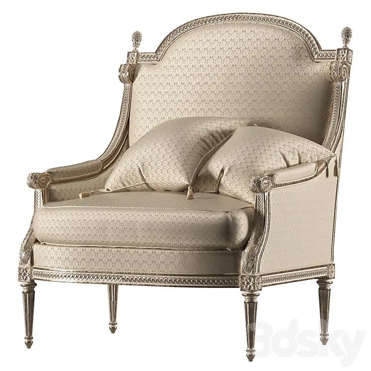 kosovart louis armchair 3D Model Free Download kosovart louis armchair 3D Model Free Download