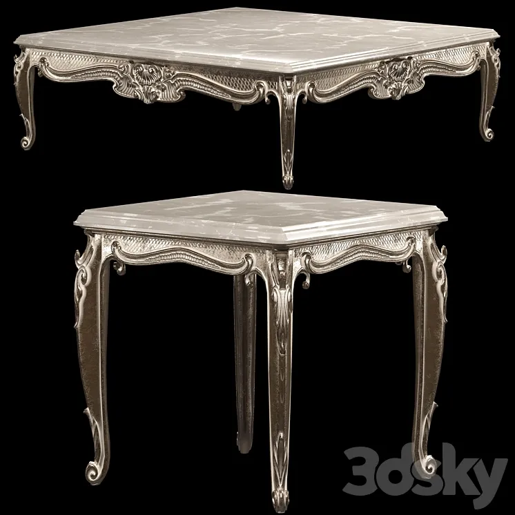 kosovart rococo coffee tables 3D Model Free Download