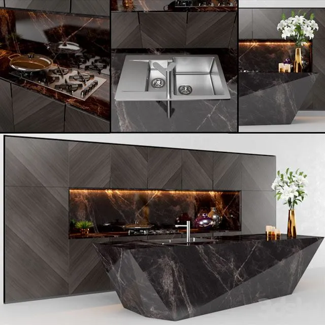 Kovinoplastika kitchen 3D Model