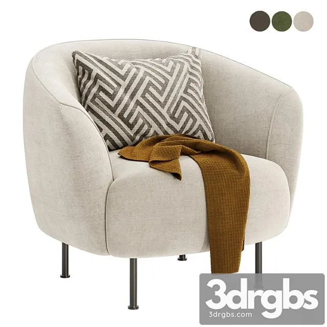 Kragelund Gran Armchair 3D Model Download