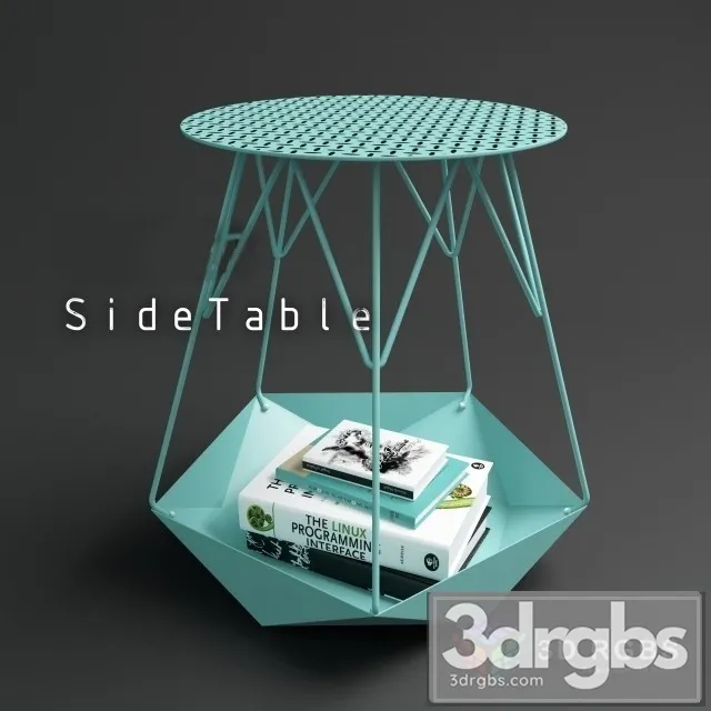 Krater Side Table 3D Model Download
