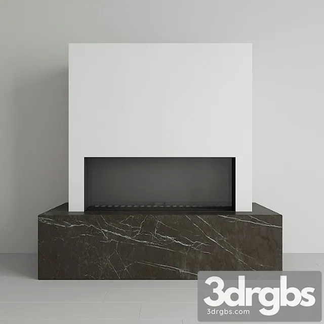 Kratki – gas fireplace leo 100 for natural gas 3D Model Download