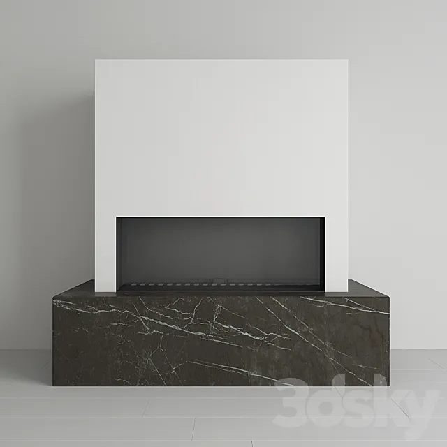 Kratki – Gas fireplace LEO 100 for natural gas 3DModel