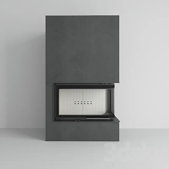 Kratki – Water fireplace MBO PW 15 right BS 3DModel