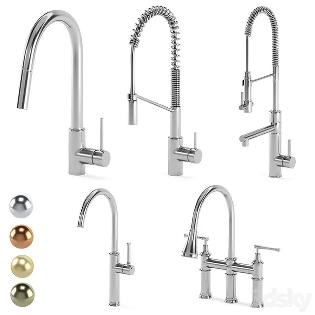 KRAUS kitchen faucets 3D Model