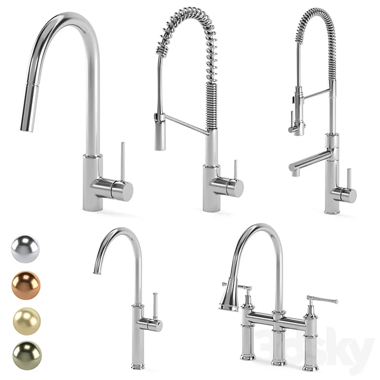 KRAUS kitchen faucets 3D Model Free Download