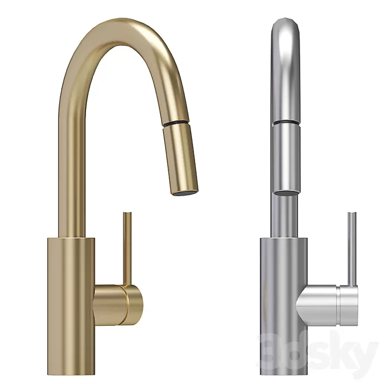 Kraus KPF 2620CH Oletto Single Handle Kitchen Faucet 3D Model Free Download