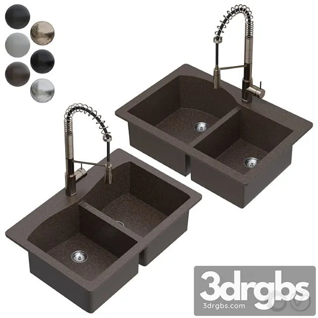 Kraus Sink Collection 01 3D Model Download