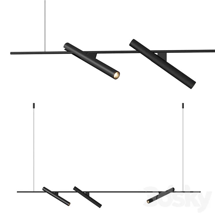 KREON lighting esprit pendant 1600 3D Model Free Download