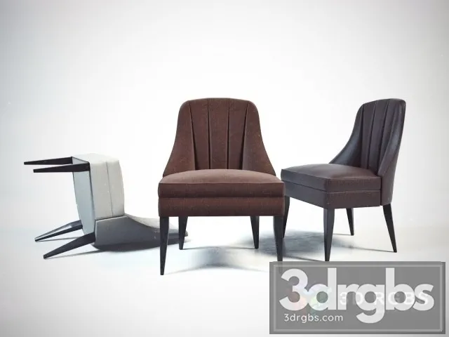 Kreslo Chair Set 3D Model Download