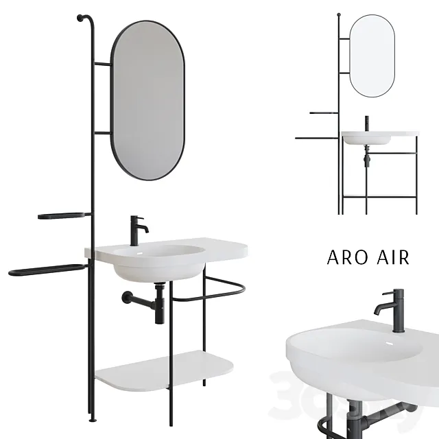 Krion_Set_Aro_Air 3DModel Krion_Set_Aro_Air 3DModel
