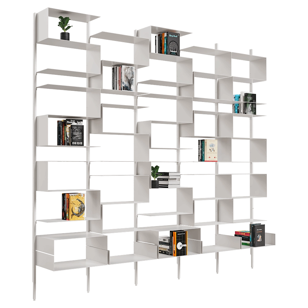 Kriptonite – Bookshelf 25-52 3D Model Kriptonite – Bookshelf 25-52 3D Model
