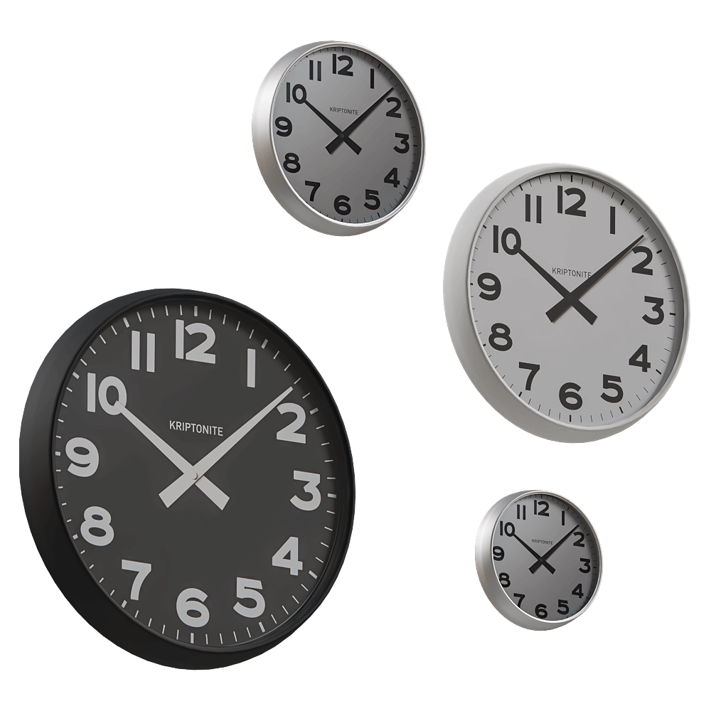 Kriptonite – Wall clocks Kriptonite 3D Model