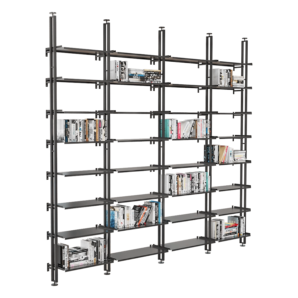 Kriptonite – Wall system of shelves and containers K2 3D Model Kriptonite – Wall system of shelves and containers K2 3D Model