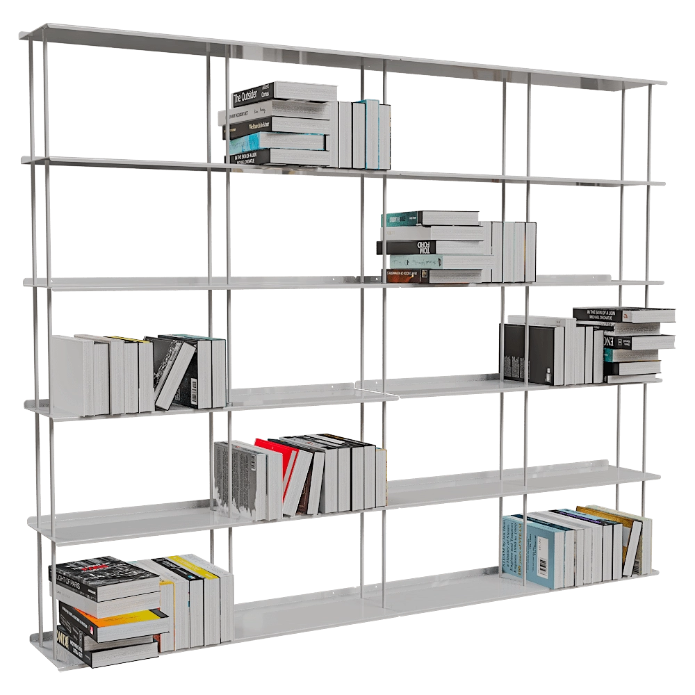 Kriptonite – Wall system of shelves Krossing Midi 3D Model Kriptonite – Wall system of shelves Krossing Midi 3D Model