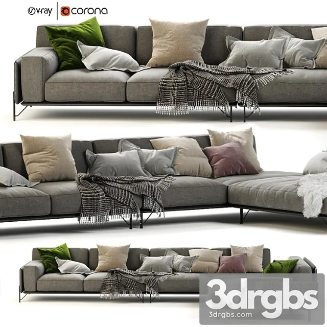 Kris Sofa by Ditre Italia 3D Model Download Kris Sofa by Ditre Italia 3D Model Download