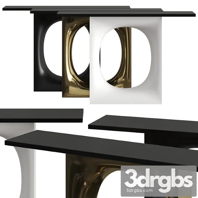 Kristalia Holo Console Tables 3D Model Download