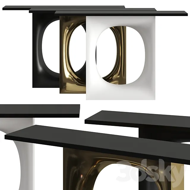 Kristalia Holo Console Tables 3D Model