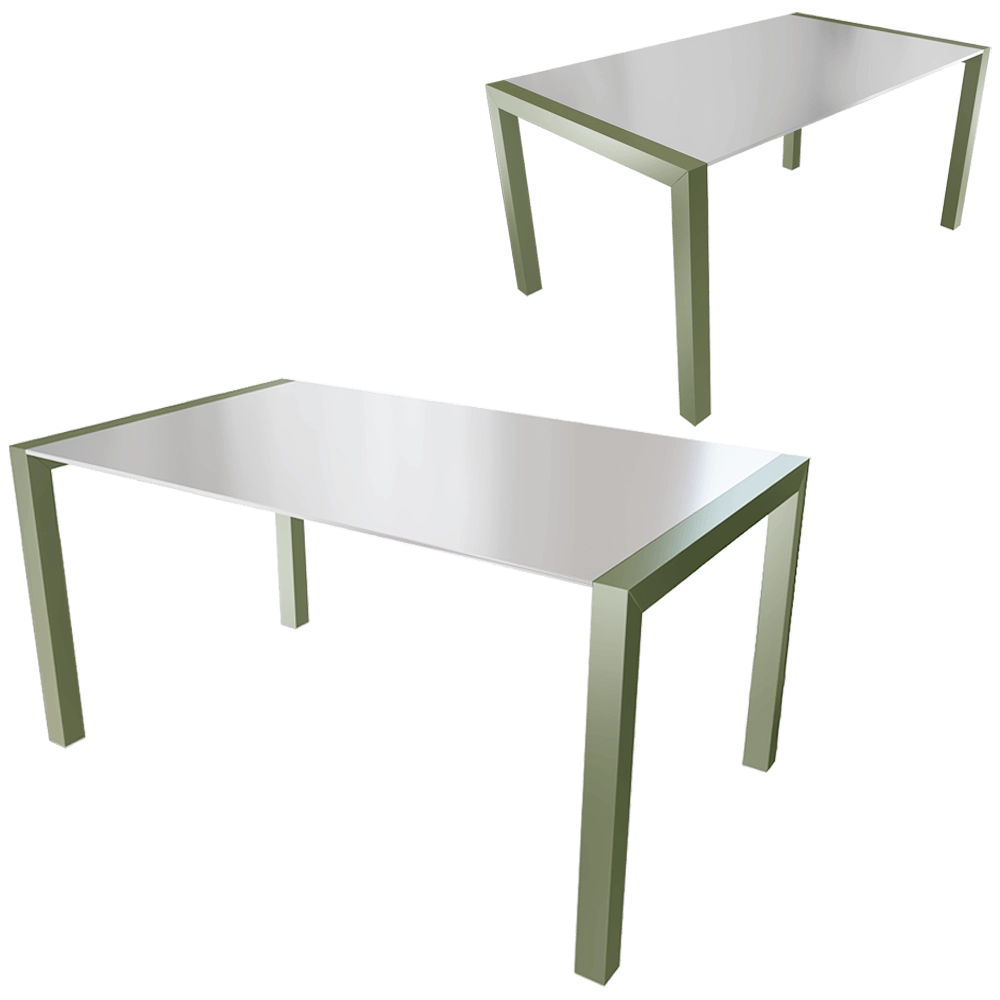 Kristalia – Outdoor table Sushi 3D Model