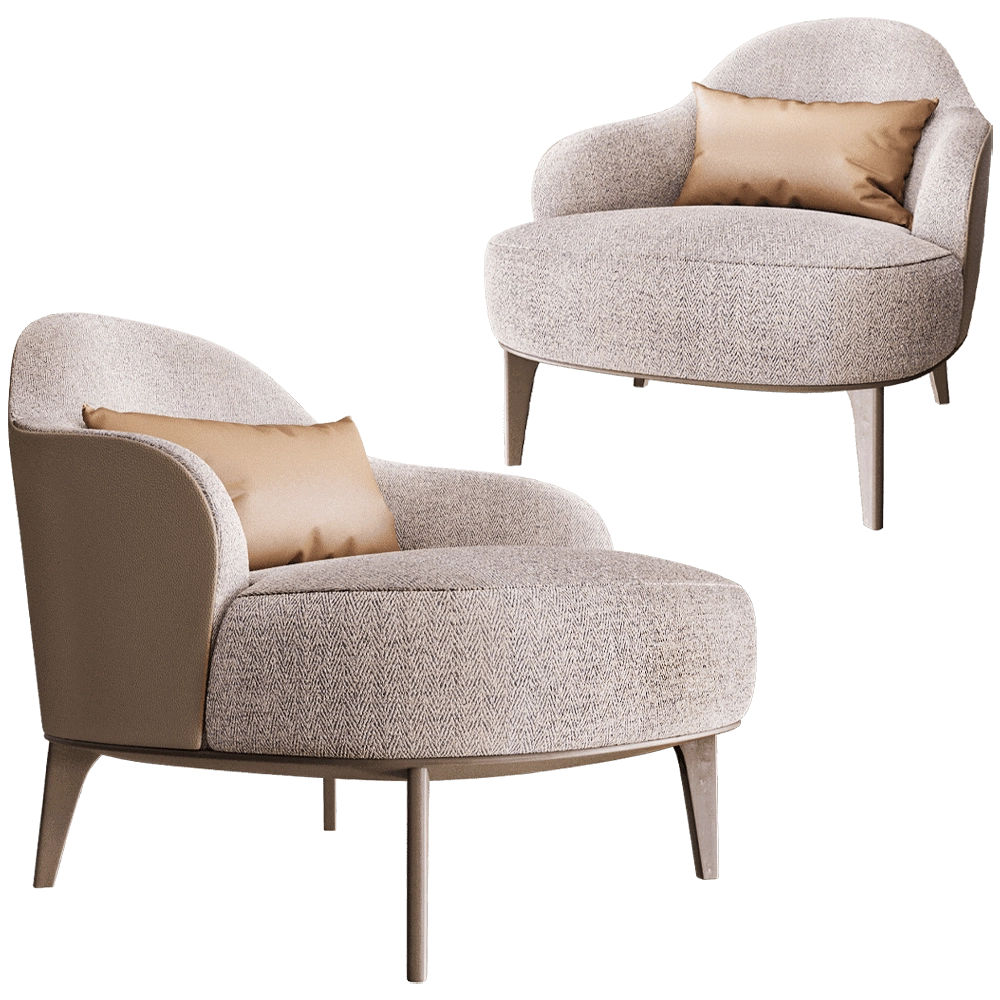 KRISTIE – Armchair Hudson 13 3D Model KRISTIE – Armchair Hudson 13 3D Model