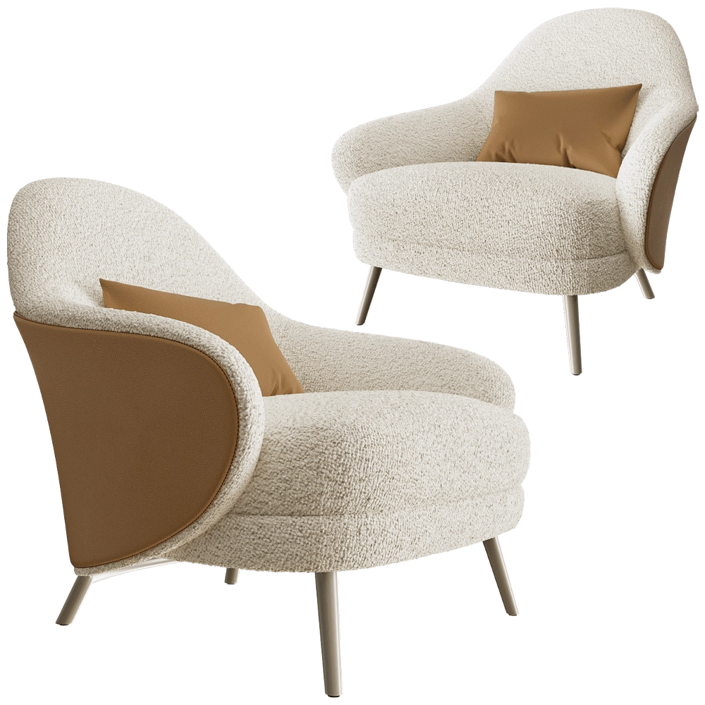 KRISTIE – Armchair Hudson 19 3D Model KRISTIE – Armchair Hudson 19 3D Model