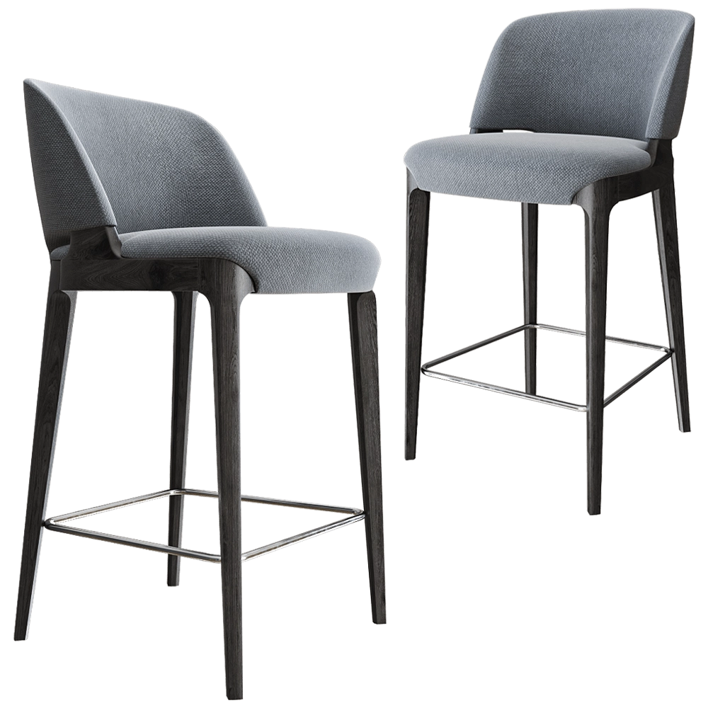 KRISTIE – Bar stool Tailor 3 3D Model KRISTIE – Bar stool Tailor 3 3D Model