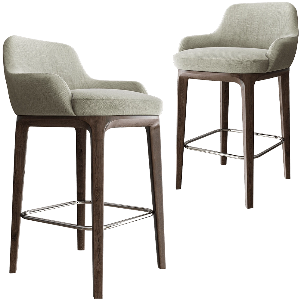 KRISTIE – Bar stool Tailor 3D Model KRISTIE – Bar stool Tailor 3D Model