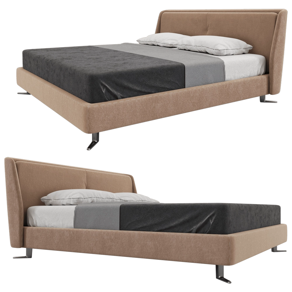KRISTIE – Bed Monaco 3D Model KRISTIE – Bed Monaco 3D Model