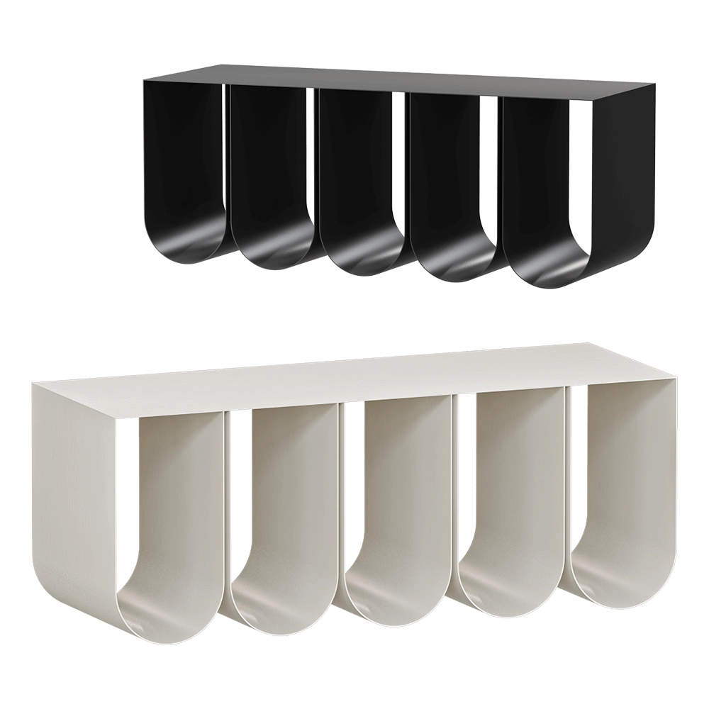 Kristina Dam Studio – Bench Curved 3D Model Kristina Dam Studio – Bench Curved 3D Model