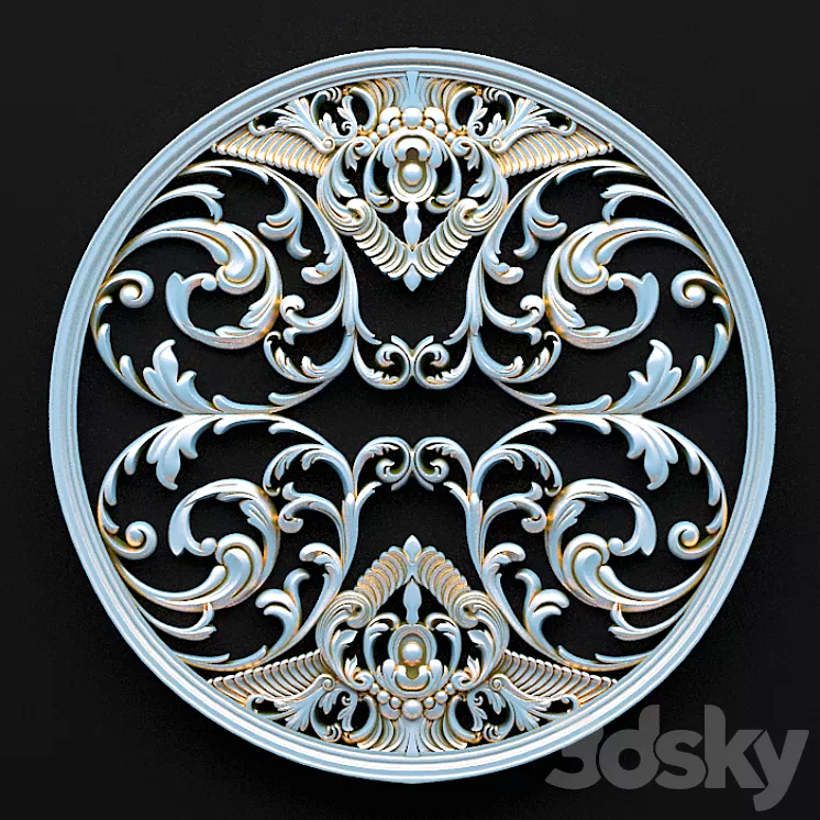 kruglidekor 3D Model kruglidekor 3D Model