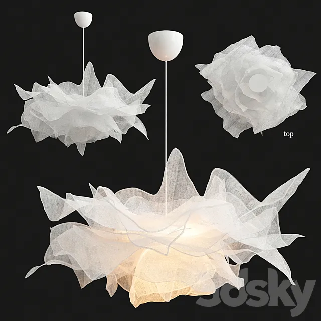Krusning Pendant Lamp 3D Model Krusning Pendant Lamp 3D Model
