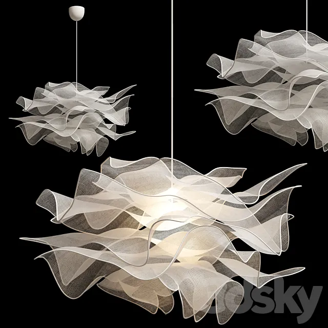 Krusning Pendant Lamp By Ikea 3D Model