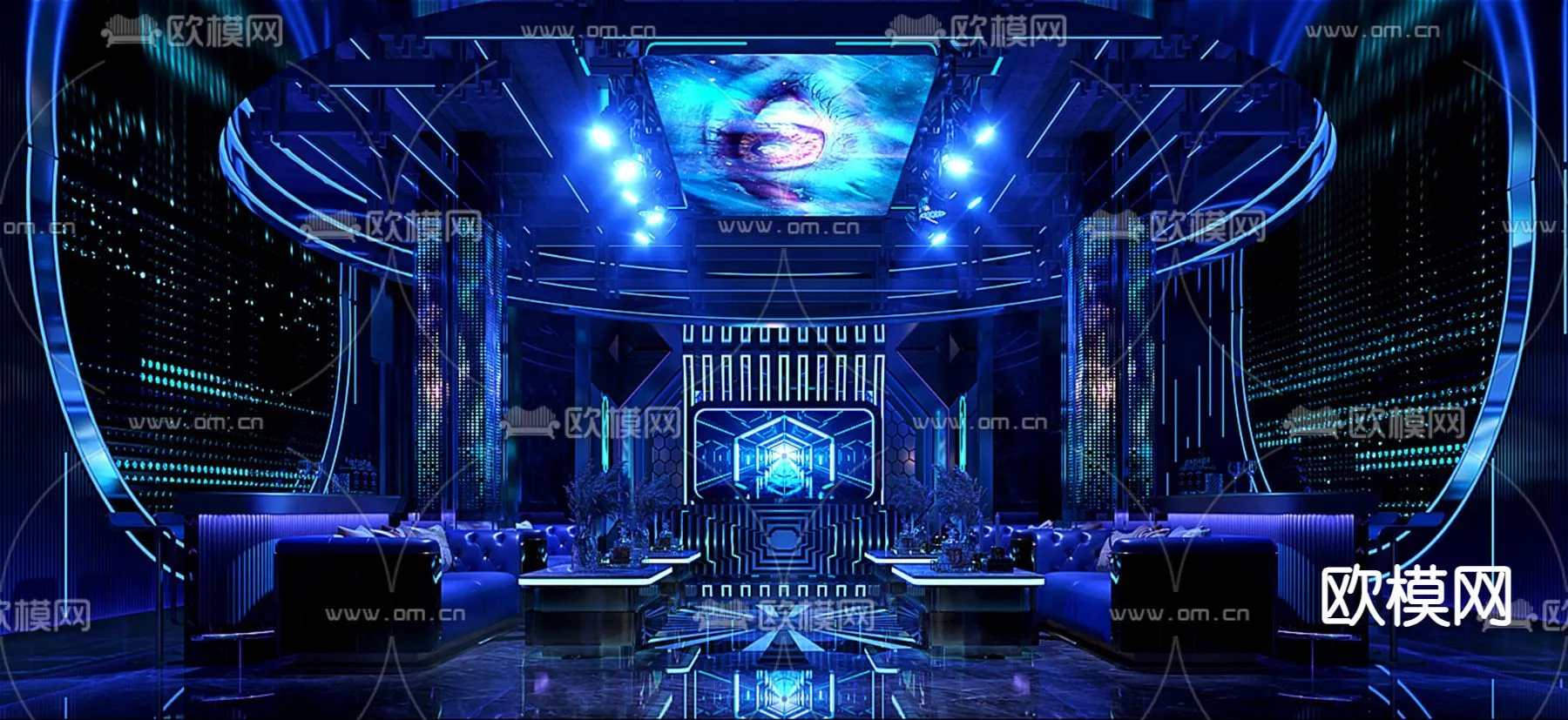 KTV Interior 3D Models – Karaoke – 010 – CORONA Render