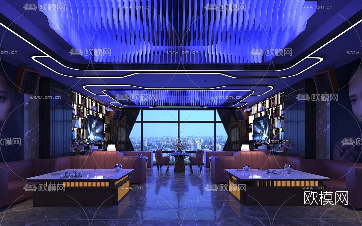 KTV Interior 3D Models – Karaoke – 015 – VRAY Render