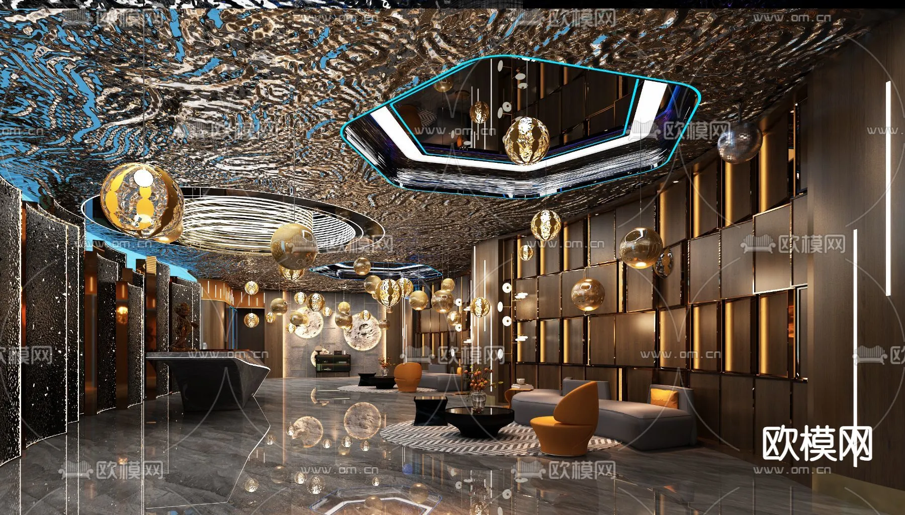 KTV Interior 3D Models – Karaoke – 017 – VRAY Render
