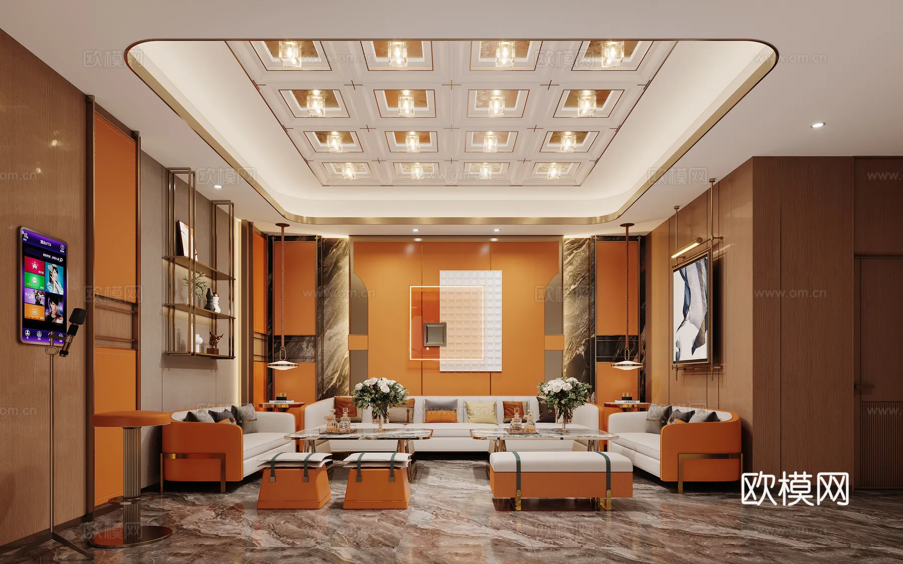 KTV Interior 3D Models – Karaoke – 106 – CORONA Render