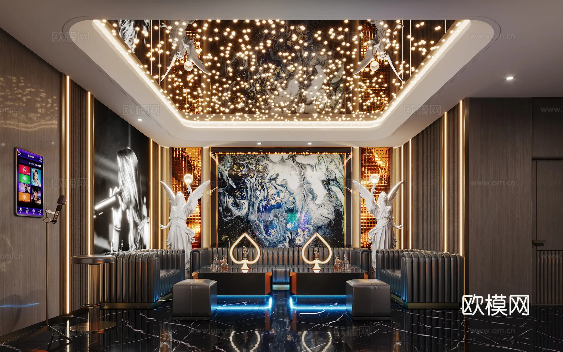 KTV Interior 3D Models – Karaoke – 123 – CORONA Render