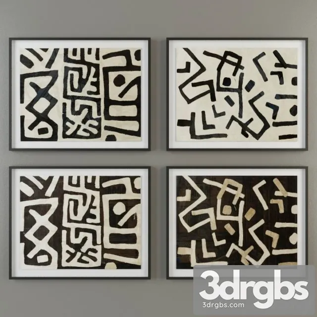 Kuba Cloth Photography 3D Model Download