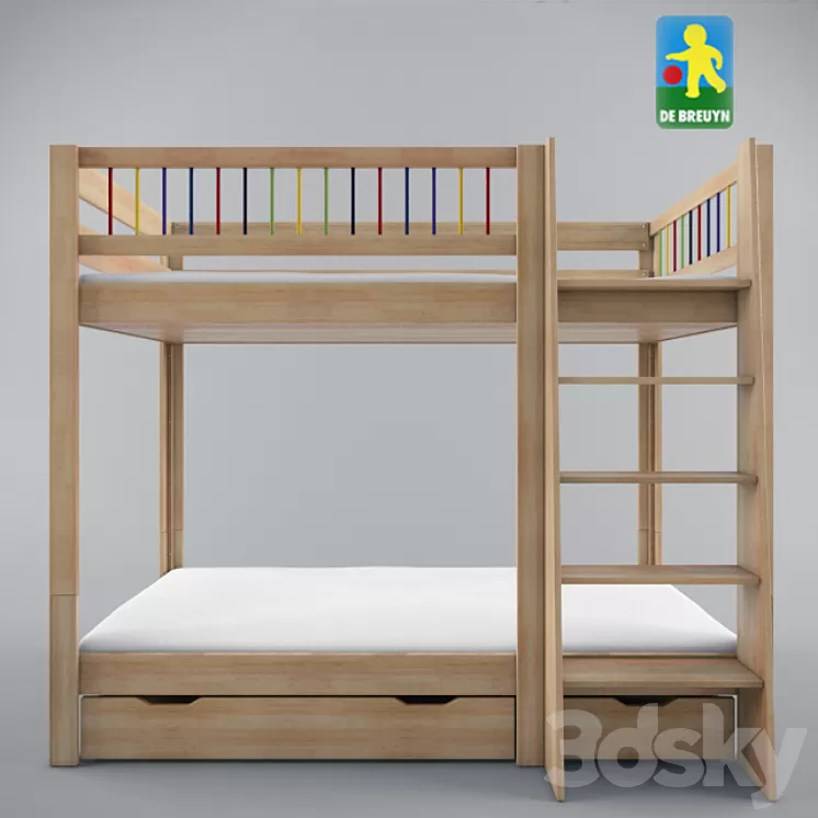 Kubu Kombi 3-6 DE BREUYN 3D Model Kubu Kombi 3-6 DE BREUYN 3D Model