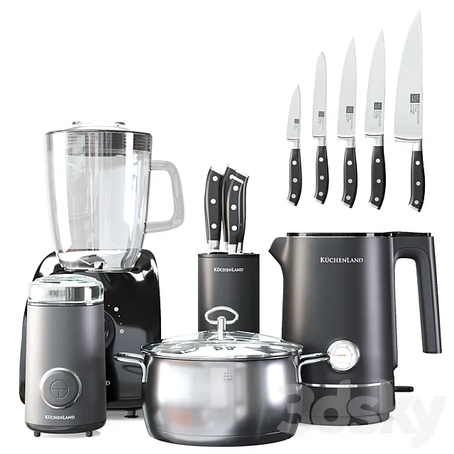 KüchenLand Kitchen Set 3D Model