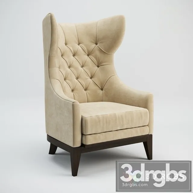 Kudu Armchair 3D Model Download