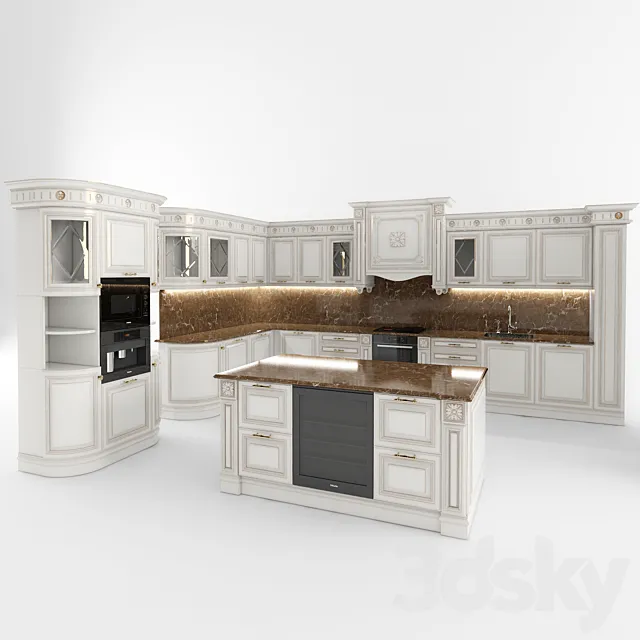 Kuhnya_Firenze Cucina_001 3DModel