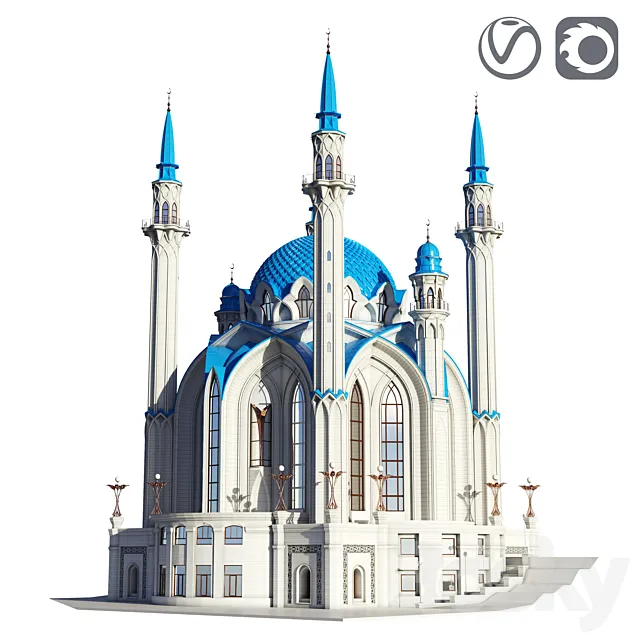 Kul Sharif 3D Model